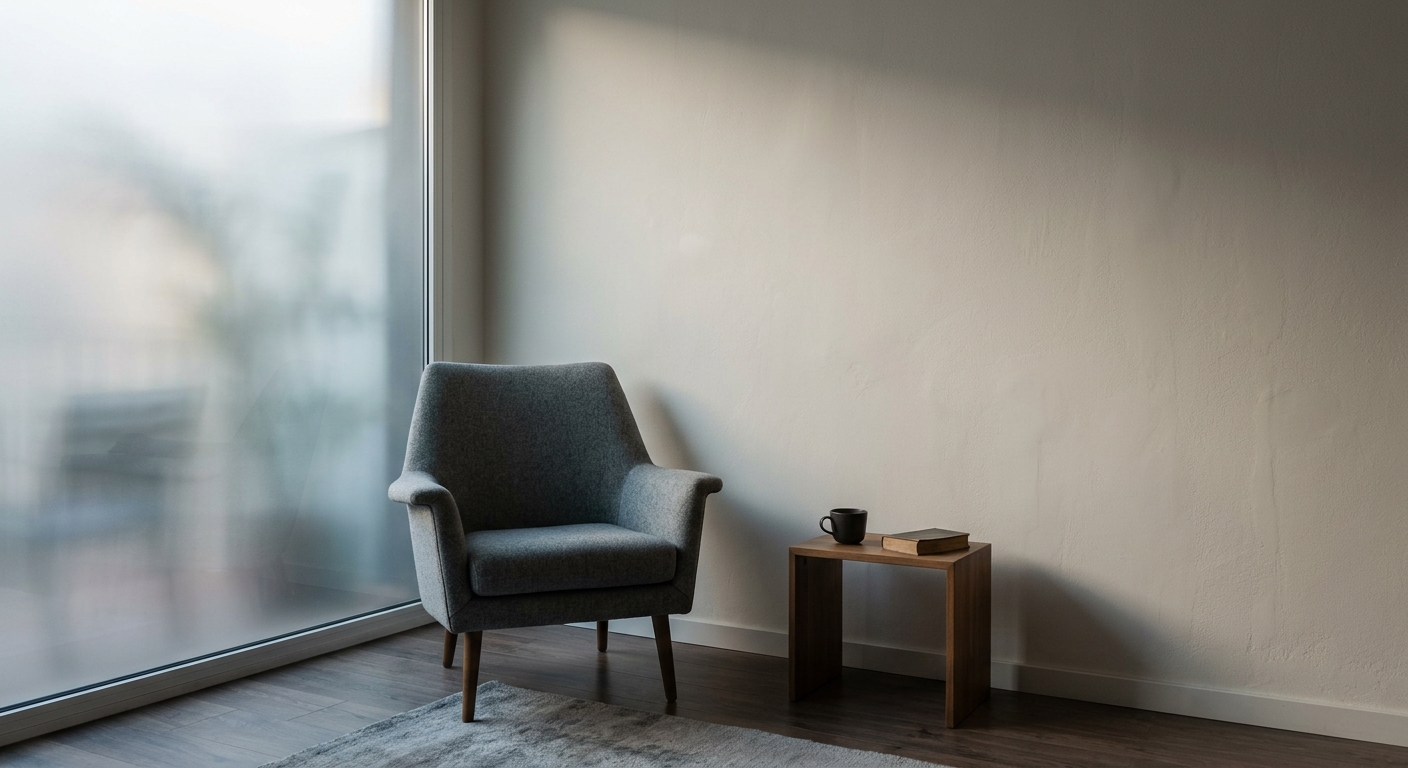 Espai interior amb reflexos tous i atmosfera de desregulació emocional subtil
