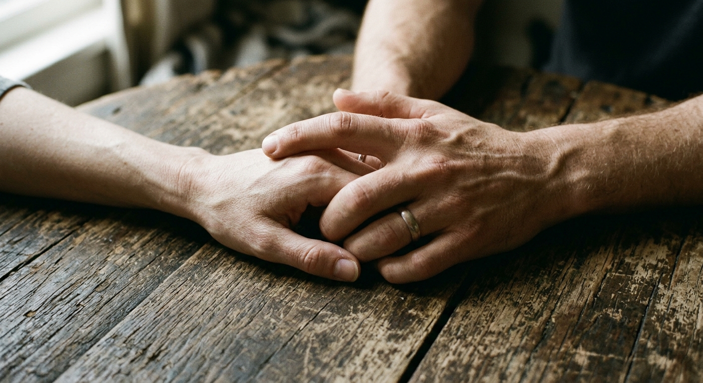 Mans en repos, tensio interna i quietud