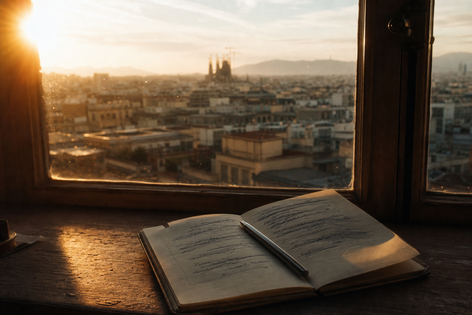 Quadern amb frases ratllades i notes: perfeccionisme i ansietat